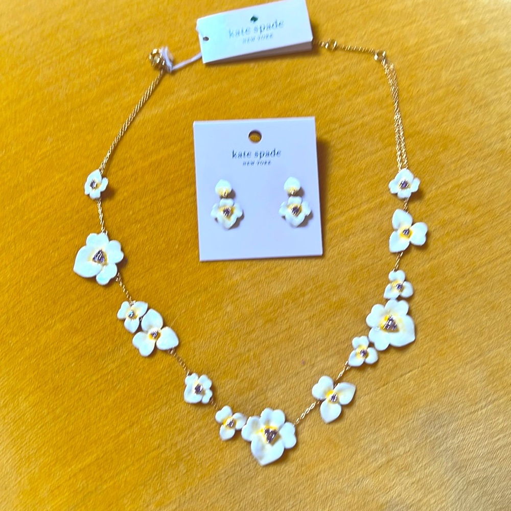 Kate Spade Necklace and Earrings Set